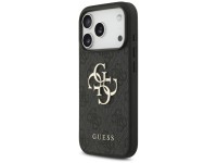 Capa Guess 4G com logo grande para iPhone 17 Pro / 18 Pro - Preta Capa Guess 4G com logo grande para iPhone 17 Pro / 18 Pro - Preta