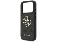 Capa Guess 4G com logo grande para iPhone 17 Pro / 18 Pro - Preta Capa Guess 4G com logo grande para iPhone 17 Pro / 18 Pro - Preta