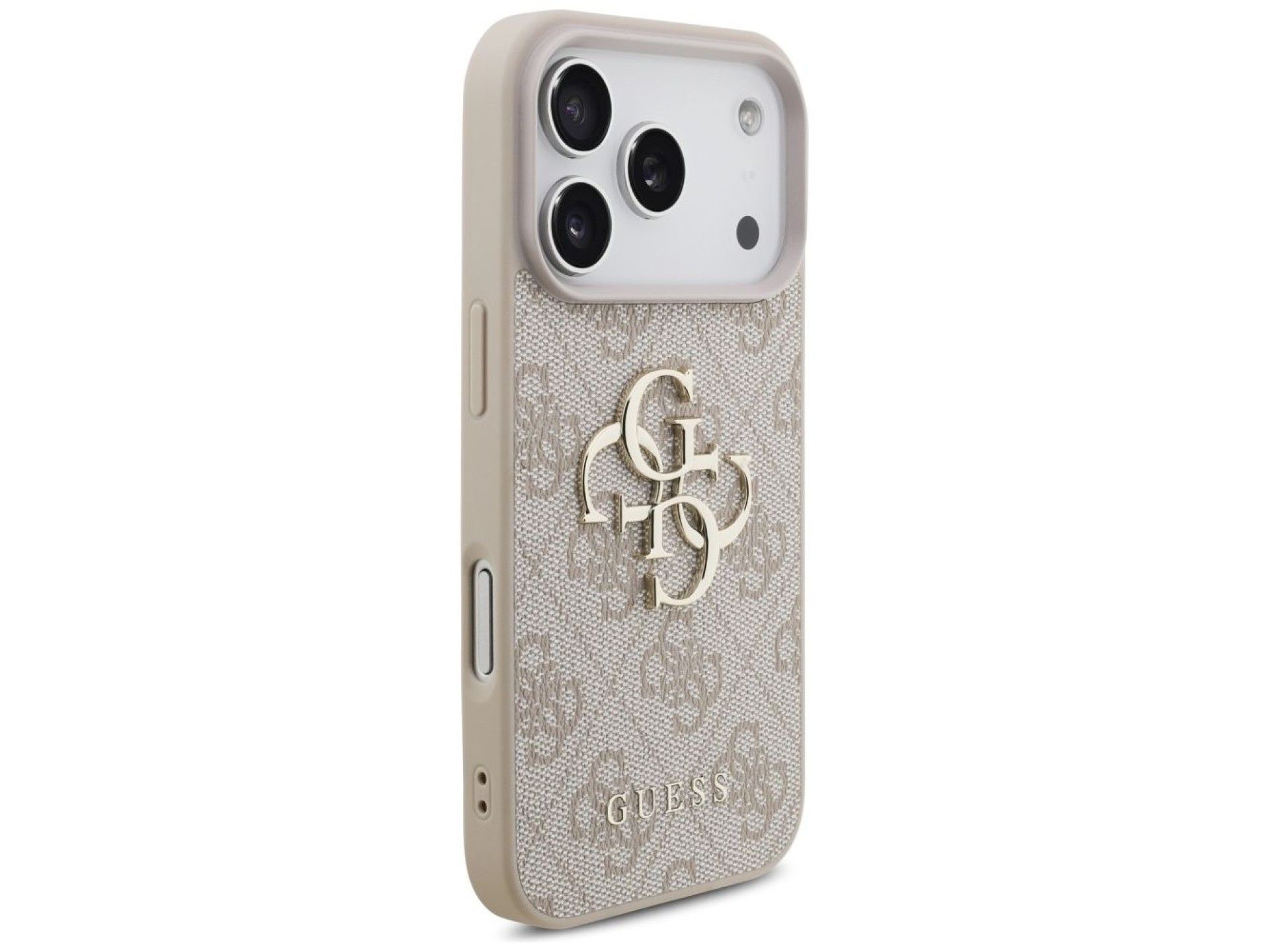 Capa Guess 4G com logo grande para iPhone 17 Pro / 18 Pro - Rosa