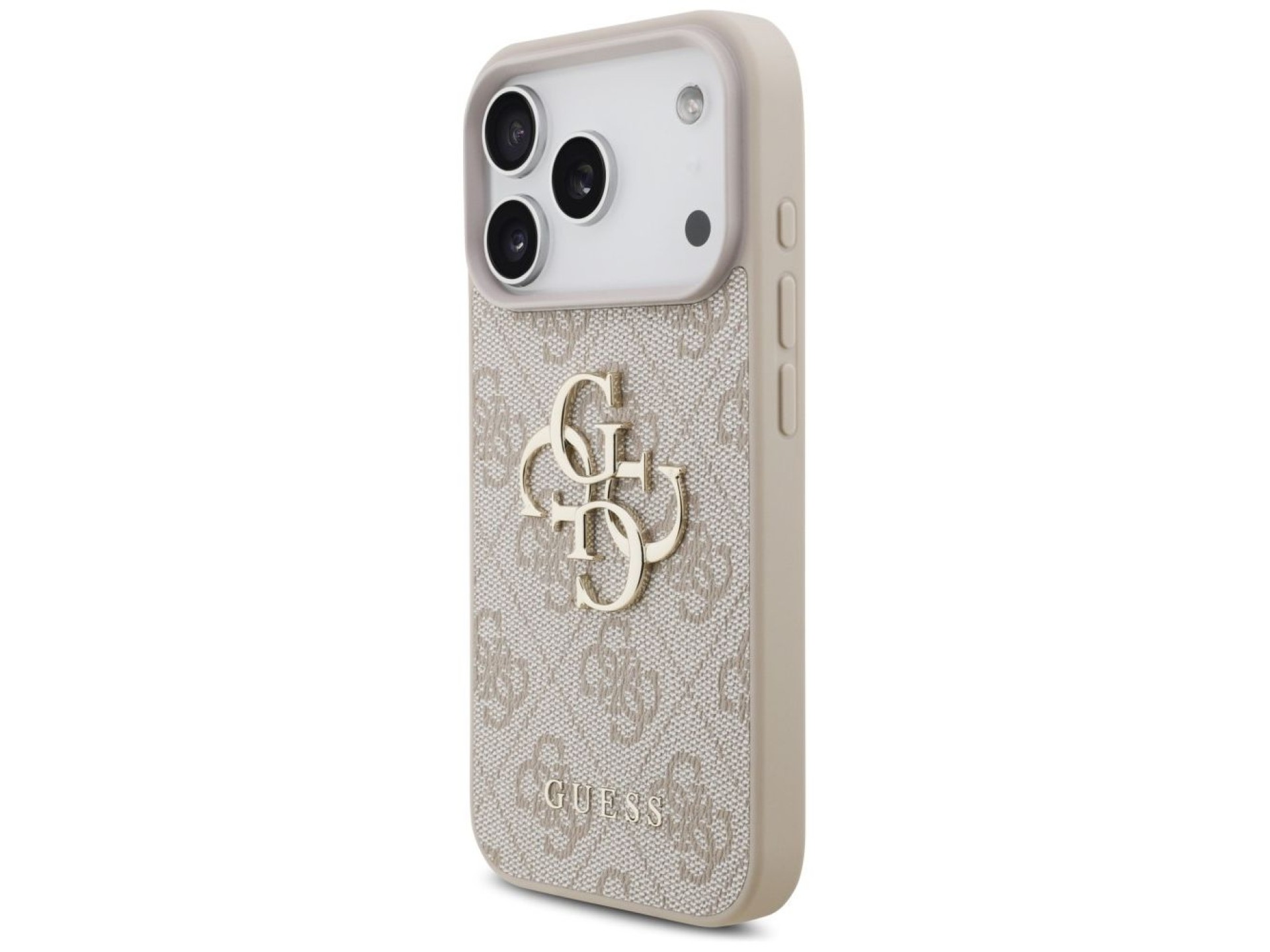Capa Guess 4G com logo grande para iPhone 17 Pro / 18 Pro - Rosa