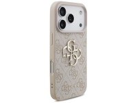 Capa Guess 4G com logo grande para iPhone 17 Pro / 18 Pro - Rosa Capa Guess 4G com logo grande para iPhone 17 Pro / 18 Pro - Rosa