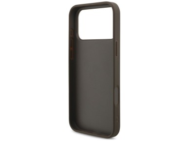 Capa Guess 4G com logo grande para iPhone 17 Pro / 18 Pro - Marrom