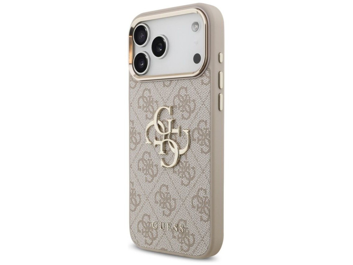 Funda Guess 4G Big 4G Classic Logo para iPhone 17 Pro Max / 18 Pro Max - Oro rosa
