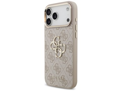 Capa Guess 4G Big 4G Classic Logo para iPhone 17 Pro Max / 18 Pro Max - Ouro Rosa Capa Guess 4G Big 4G Classic Logo para iPhone 17 Pro Max / 18 Pro Max - Ouro Rosa
