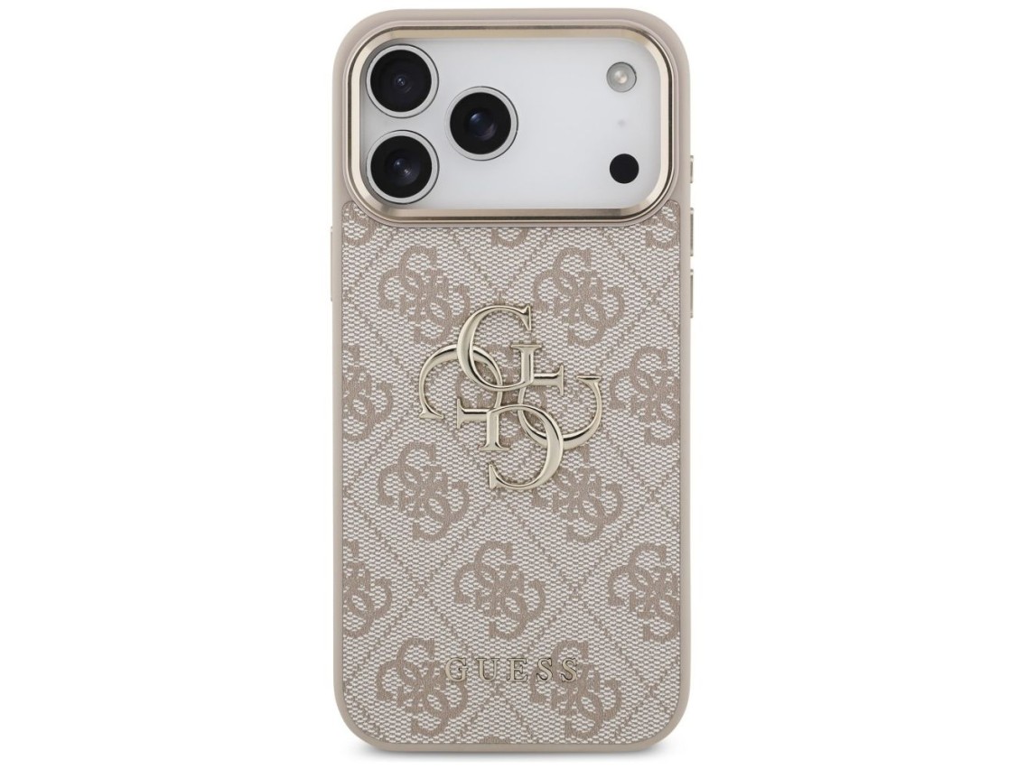 Funda Guess 4G Big 4G Classic Logo para iPhone 17 Pro Max / 18 Pro Max - Oro rosa