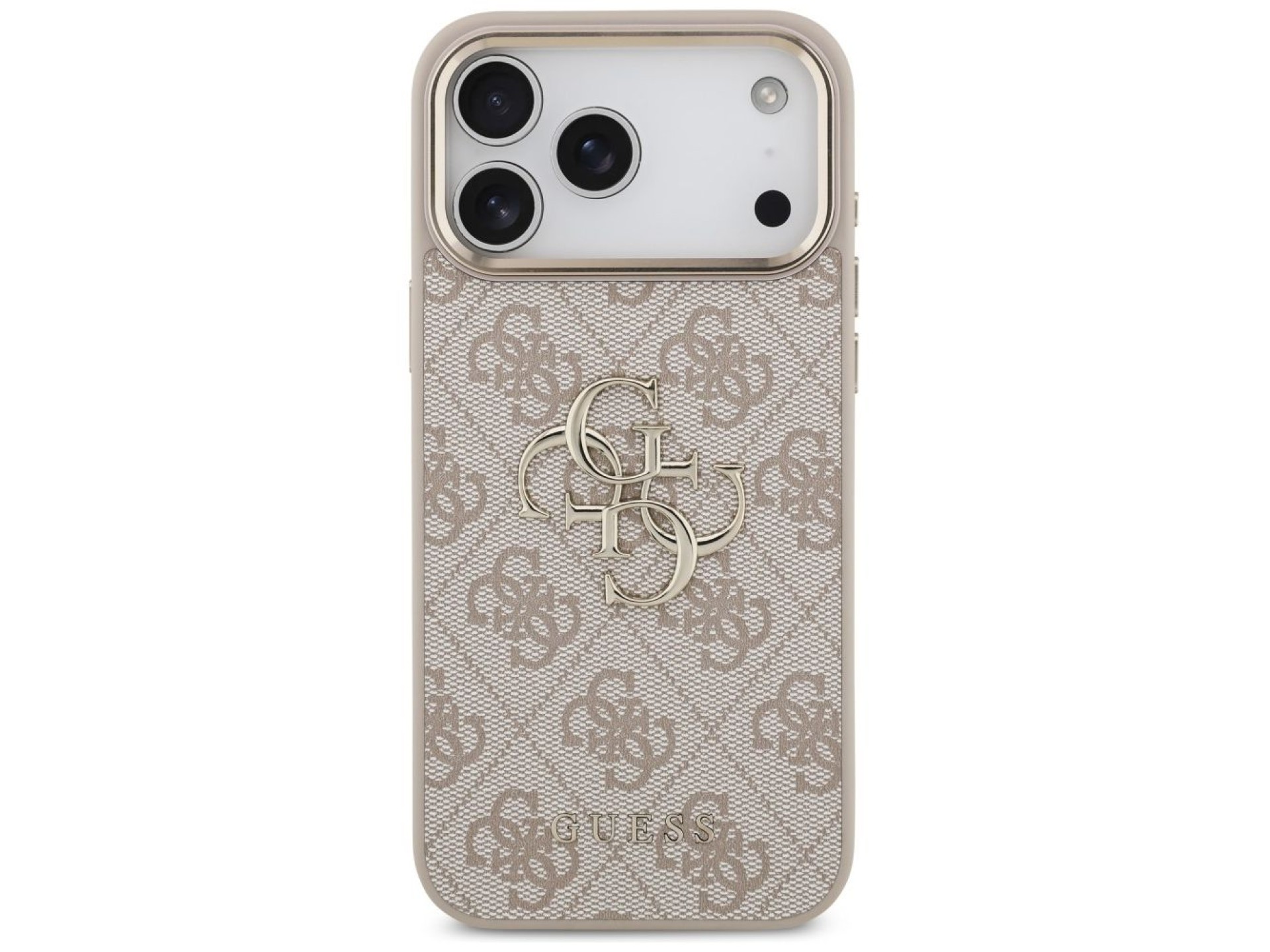 Funda Guess 4G Big 4G Classic Logo para iPhone 17 Pro Max / 18 Pro Max - Oro rosa