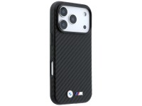 Capa MagSafe BMW M Carbon Metal Logo para iPhone 17 Pro Max / 18 Pro Max - Preta Capa MagSafe BMW M Carbon Metal Logo para iPhone 17 Pro Max / 18 Pro Max - Preta