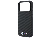 Capa MagSafe BMW M Carbon Metal Logo para iPhone 17 Pro Max / 18 Pro Max - Preta Capa MagSafe BMW M Carbon Metal Logo para iPhone 17 Pro Max / 18 Pro Max - Preta