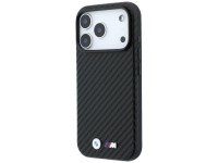 Capa MagSafe BMW M Carbon Metal Logo para iPhone 17 Pro Max / 18 Pro Max - Preta Capa MagSafe BMW M Carbon Metal Logo para iPhone 17 Pro Max / 18 Pro Max - Preta