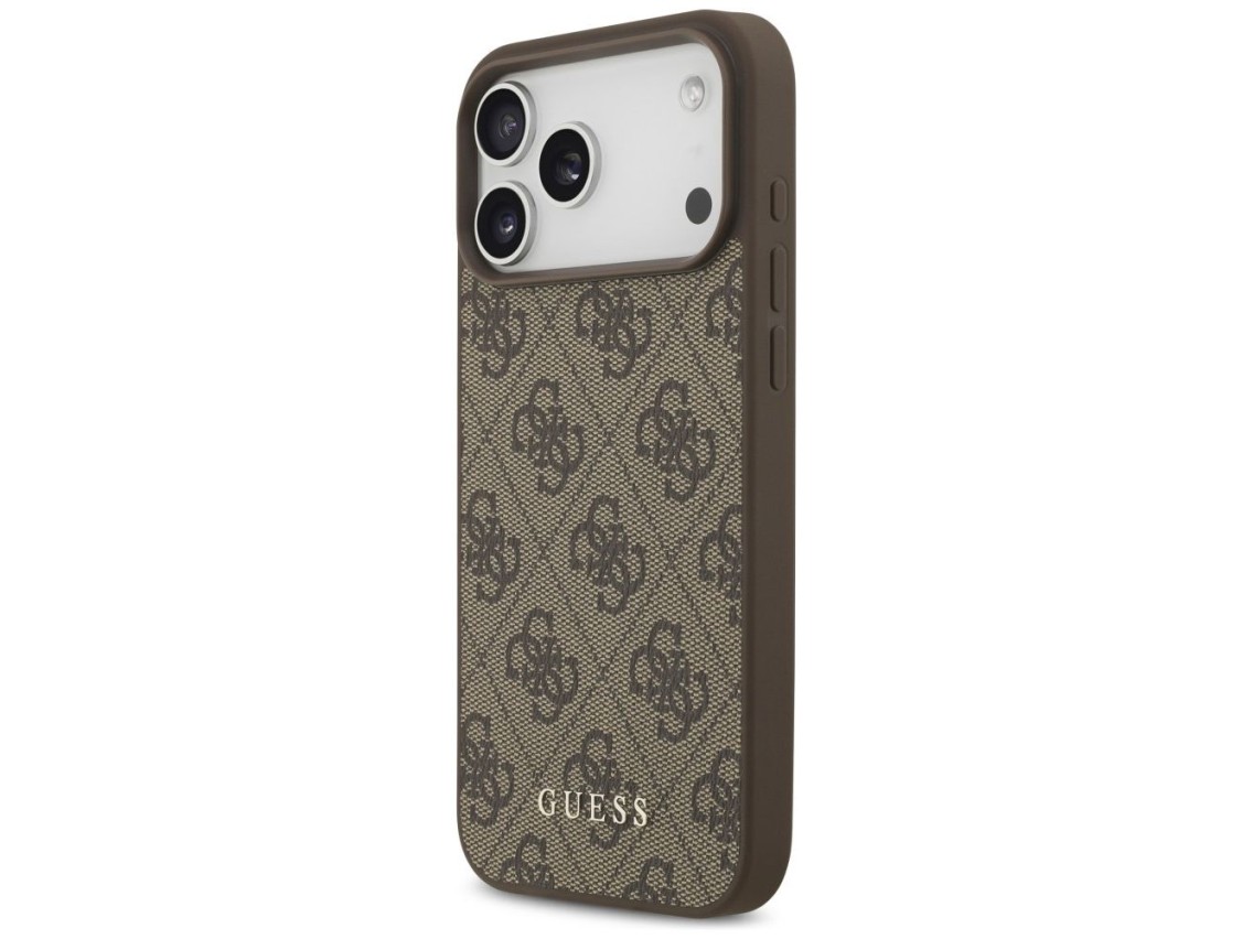 Capa Guess 4G Classic para iPhone 17 Pro Max / 18 Pro Max - Marrom