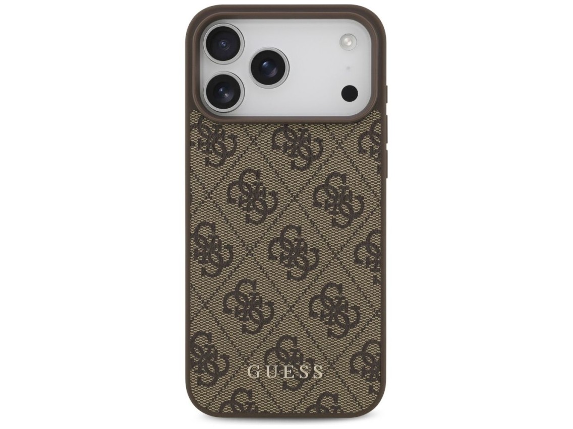 Capa Guess 4G Classic para iPhone 17 Pro Max / 18 Pro Max - Marrom