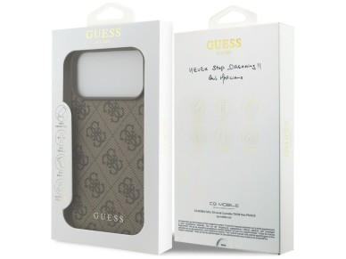 Guess 4G Classic Case for iPhone 17 Pro Max / 18 Pro Max - Brown