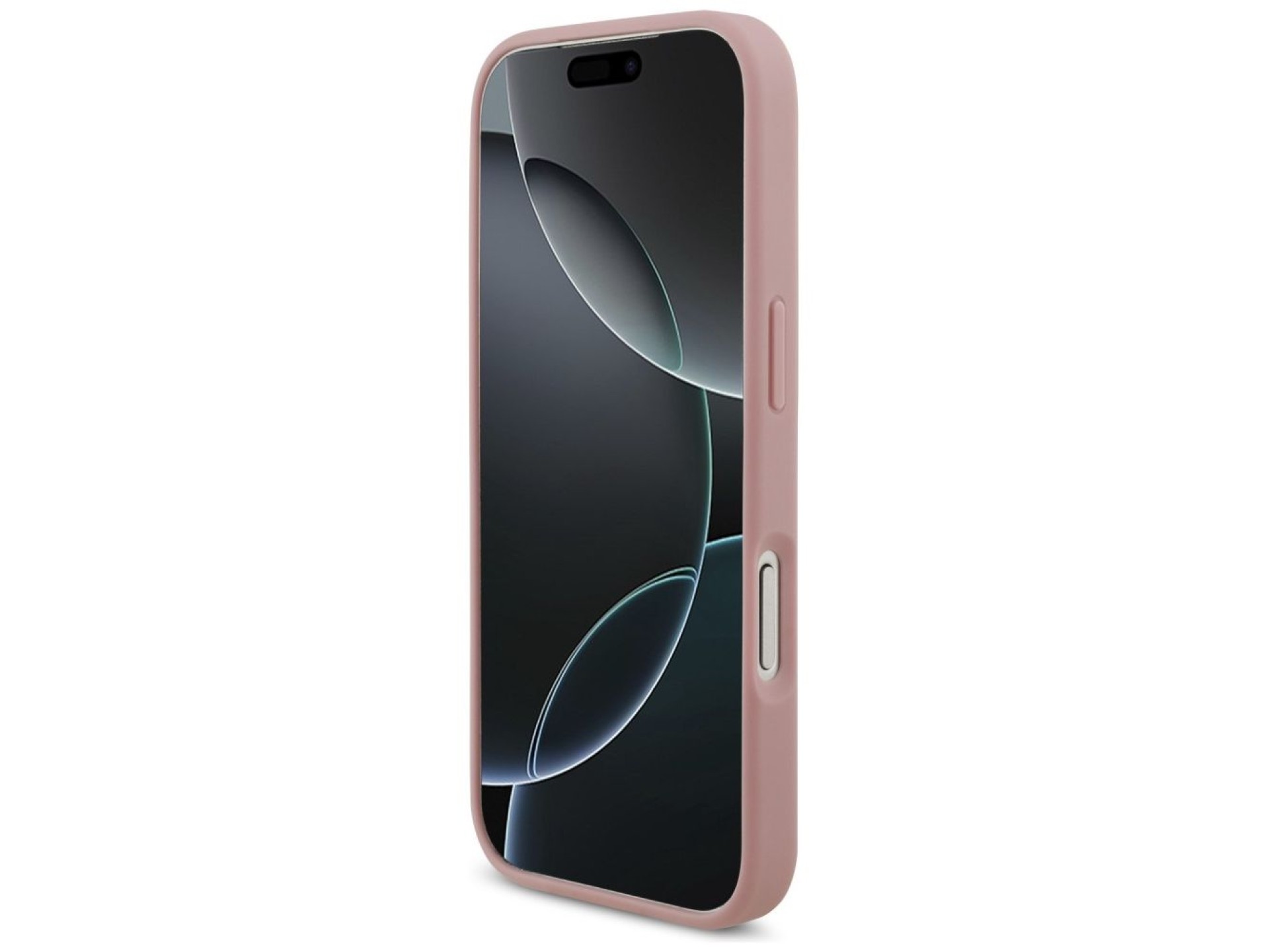 Capa Guess Fixed Glitter Big 4G para iPhone 17 Pro / 18 Pro - Rosa