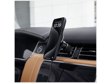 Soporte para coche con cargador inal�mbrico PITAKA MagEZ Pro 2 Qi2 15W NFC MagSafe negro gris