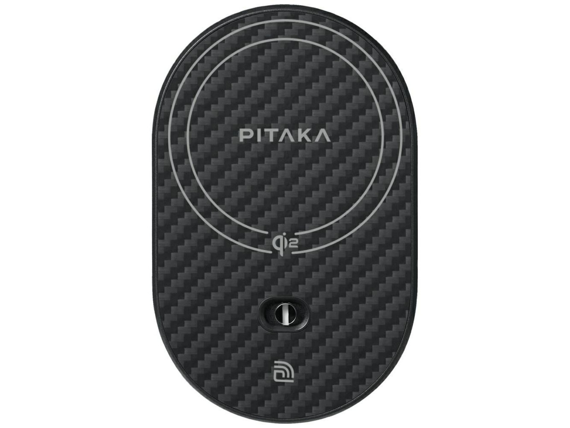 Soporte para coche con cargador inalámbrico PITAKA MagEZ Pro 2 Qi2 15W NFC MagSafe negro gris