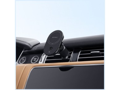 Soporte para coche con cargador inal�mbrico PITAKA MagEZ Pro 2 Qi2 15W NFC MagSafe negro gris
