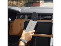 Soporte para coche con cargador inalámbrico PITAKA MagEZ Pro 2 Qi2 15W NFC MagSafe negro gris Soporte para coche con cargador inalámbrico PITAKA MagEZ Pro 2 Qi2 15W NFC MagSafe negro gris