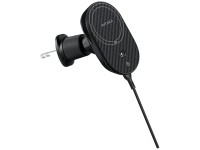 Soporte para coche con cargador inalámbrico PITAKA MagEZ Pro 2 Qi2 15W NFC MagSafe negro gris Soporte para coche con cargador inalámbrico PITAKA MagEZ Pro 2 Qi2 15W NFC MagSafe negro gris