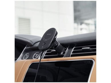 Soporte para coche con cargador inal�mbrico PITAKA MagEZ Pro 2 Qi2 15W NFC MagSafe negro gris