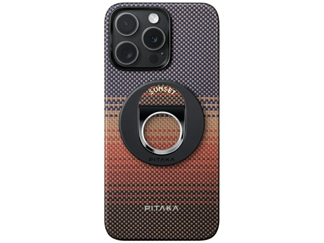 Suporte magnético PITAKA MagEZ Grip 3 MagSafe para telefone pôr do sol