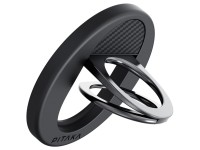 Suporte magnético PITAKA MagEZ Grip 3 MagSafe para celular, preto e cinza. Suporte magnético PITAKA MagEZ Grip 3 MagSafe para celular, preto e cinza.