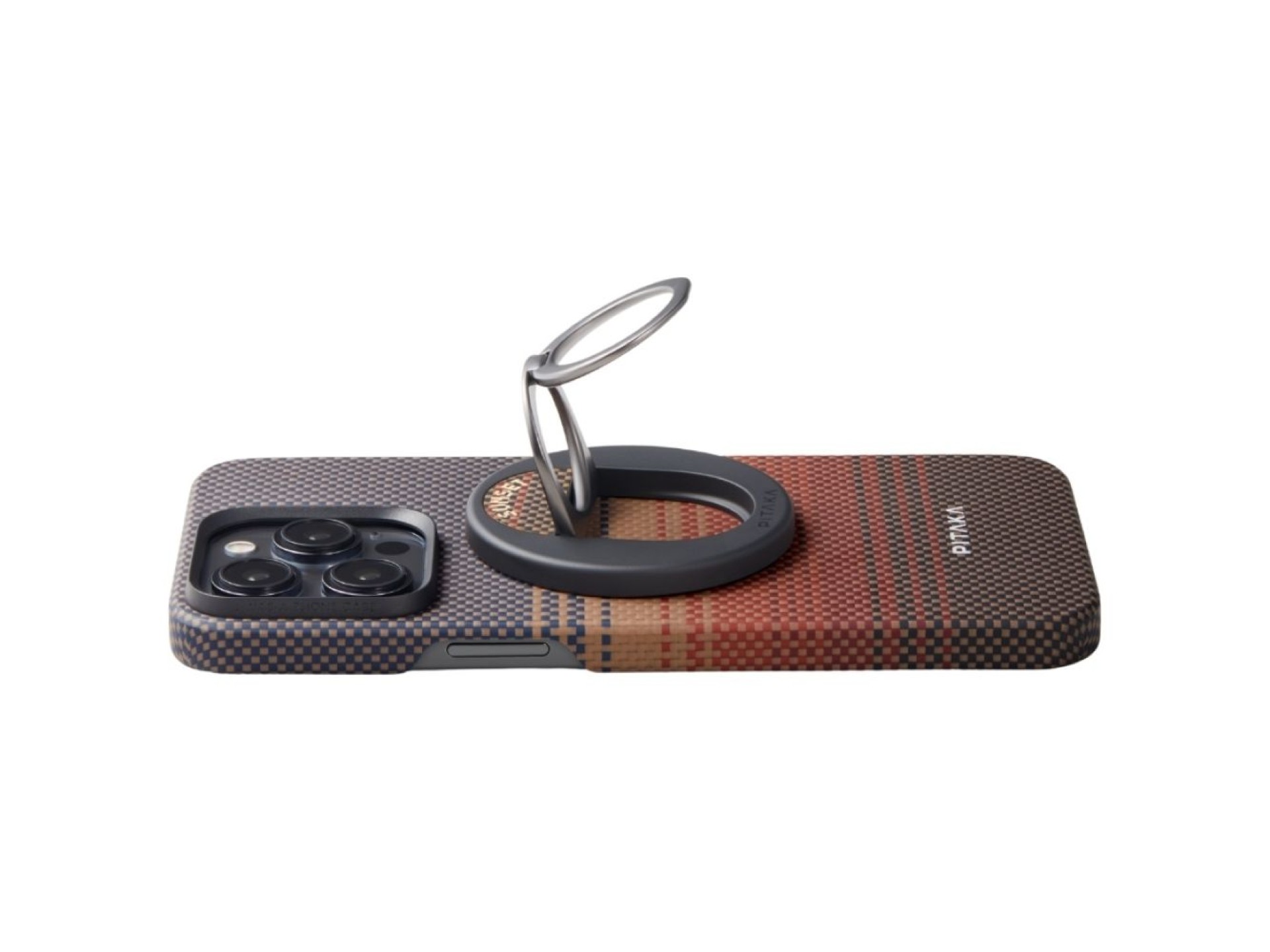 Suporte magnético PITAKA MagEZ Grip 3 MagSafe para telefone pôr do sol