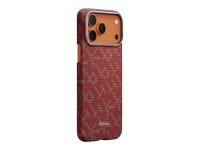 Case PITAKA Ultra-Slim Monogram MagSafe for iPhone 17 Pro gold red Case PITAKA Ultra-Slim Monogram MagSafe for iPhone 17 Pro gold red