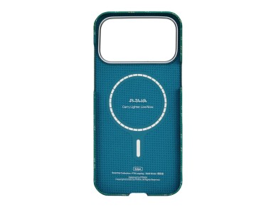 Case PITAKA Ultra-Slim Monogram MagSafe for iPhone 17 Pro gold green