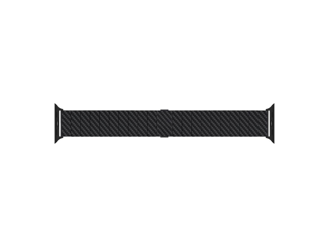 Band PITAKA Carbon Fiber Modern for Apple Watch 1/2/3/4/5/6/7/8/9/10/11/SE/SE 3/Ultra1/2/3 black