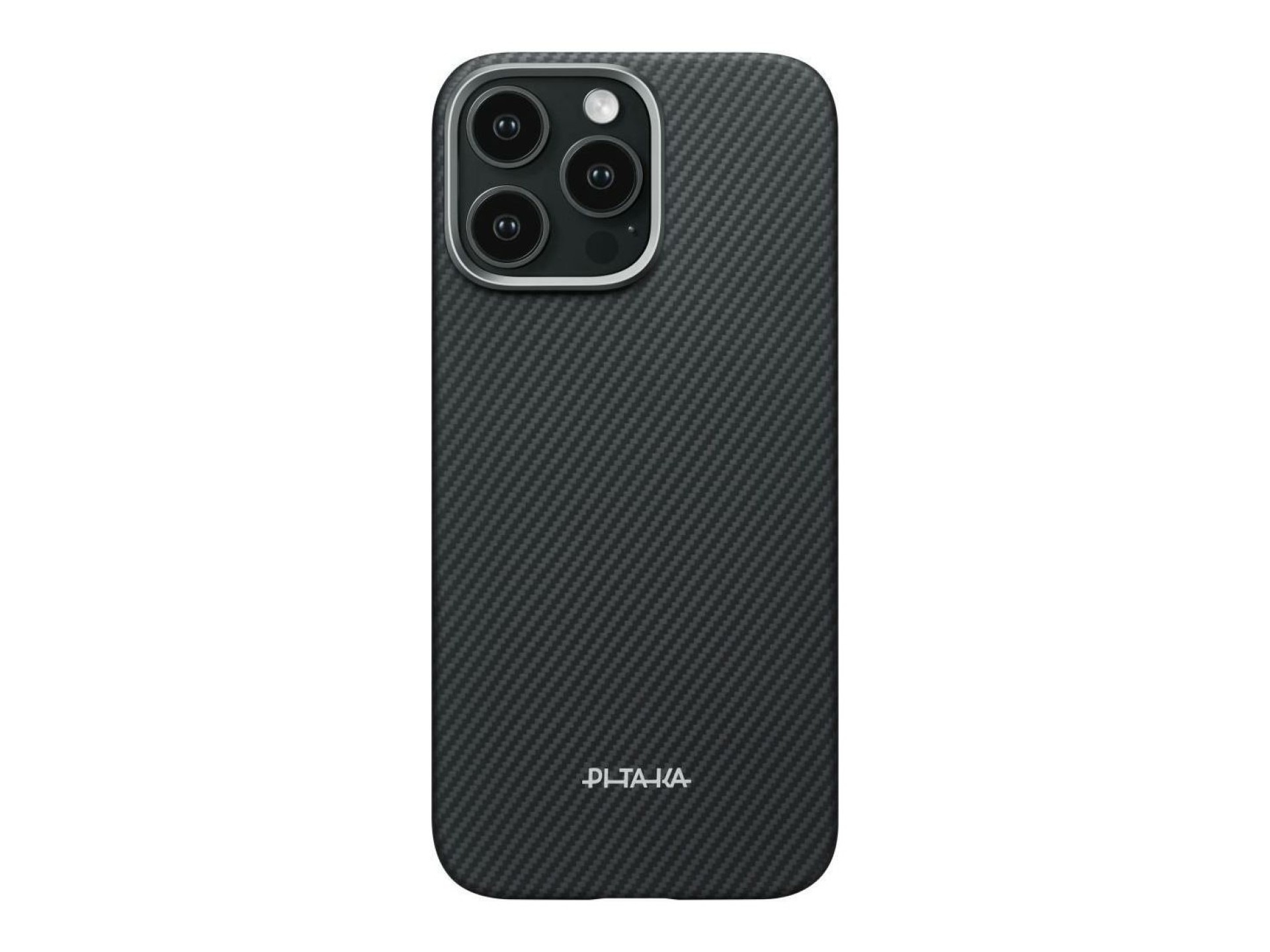 Case PITAKA Ultra-Slim PitaTap MagSafe for iPhone 16 Pro Max black grey