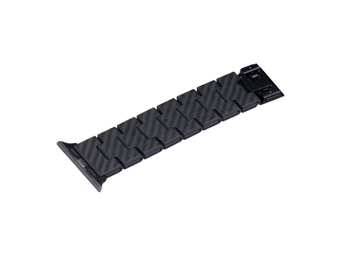 Correa PITAKA de fibra de carbono estilo retro para Apple Watch 1/2/3/4/5/6/7/8/9/10/SE/Ultra/Ultra2
