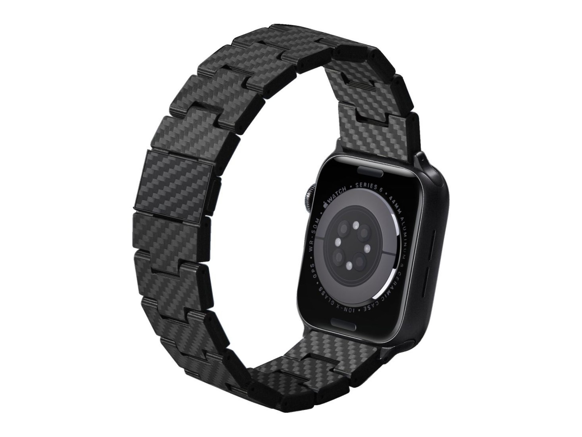 Correa PITAKA de fibra de carbono estilo retro para Apple Watch 1/2/3/4/5/6/7/8/9/10/SE/Ultra/Ultra2
