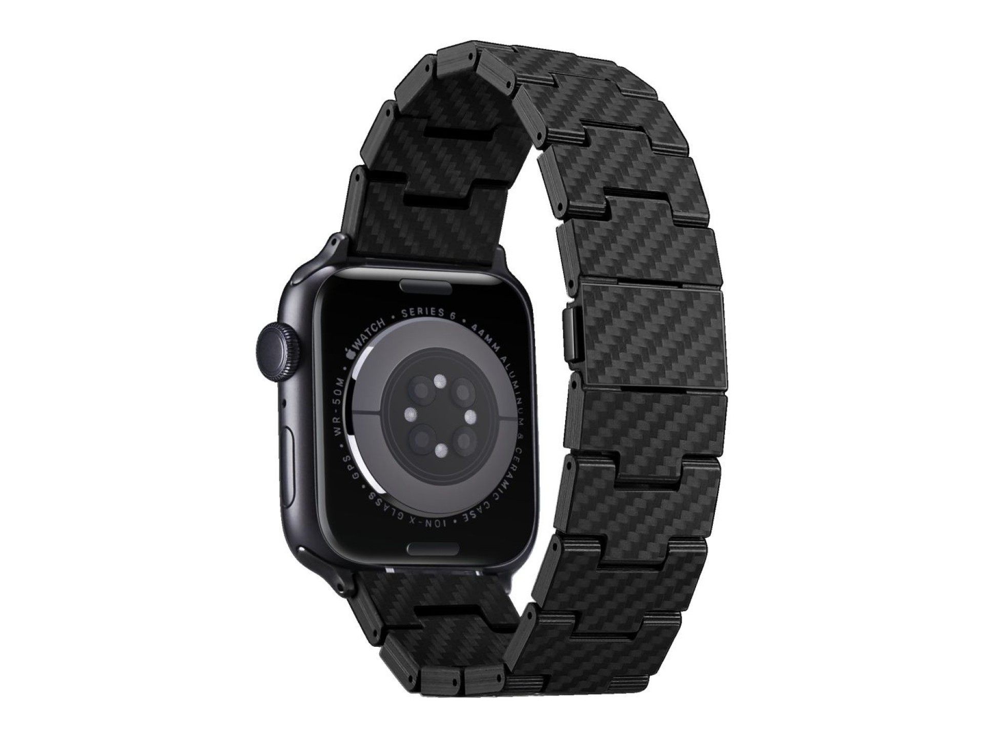 Correa PITAKA de fibra de carbono estilo retro para Apple Watch 1/2/3/4/5/6/7/8/9/10/SE/Ultra/Ultra2