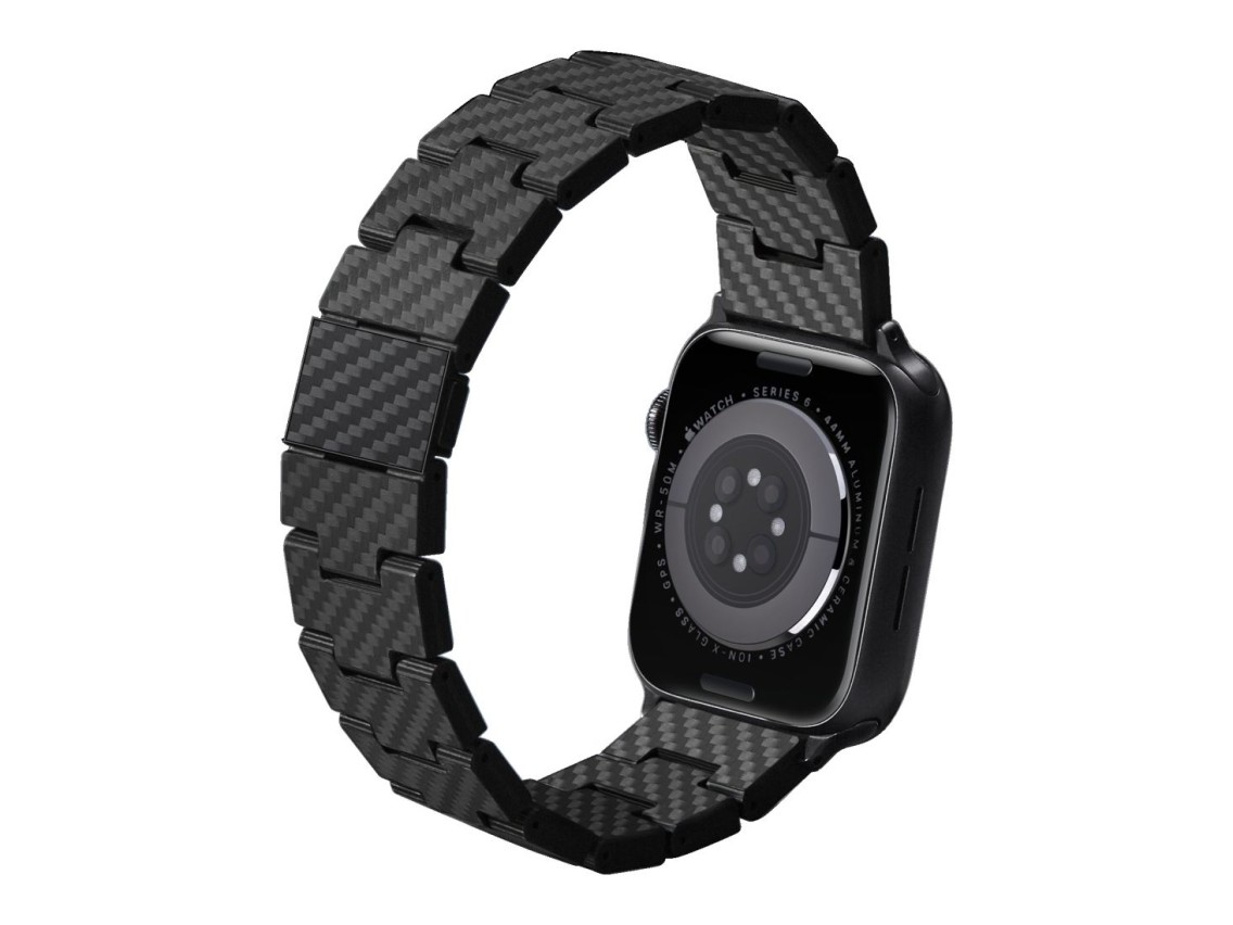 Correa PITAKA de fibra de carbono estilo retro para Apple Watch 1/2/3/4/5/6/7/8/9/10/SE/Ultra/Ultra2