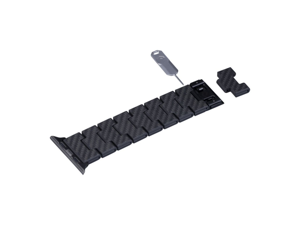 Correa PITAKA de fibra de carbono estilo retro para Apple Watch 1/2/3/4/5/6/7/8/9/10/SE/Ultra/Ultra2