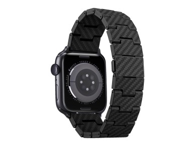 Band PITAKA Carbon Fiber Retro for Apple Watch 1/2/3/4/5/6/7/8/9/10/SE/Ultra/Ultra2 black grey Band PITAKA Carbon Fiber Retro for Apple Watch 1/2/3/4/5/6/7/8/9/10/SE/Ultra/Ultra2 black grey