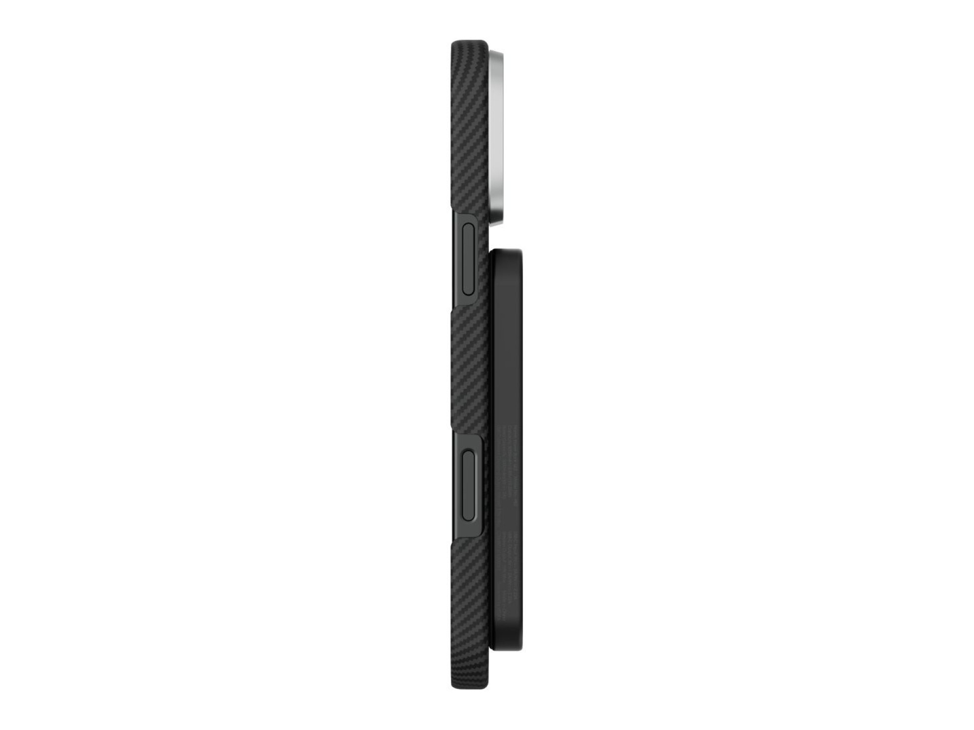 Powerbank PITAKA Aramid Fiber Qi2 MagSafe black-grey