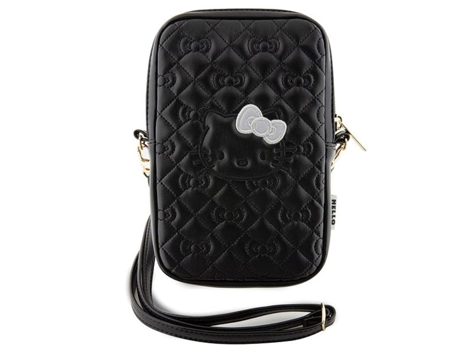 Hello Kitty Quilted Bows Strap bag - black