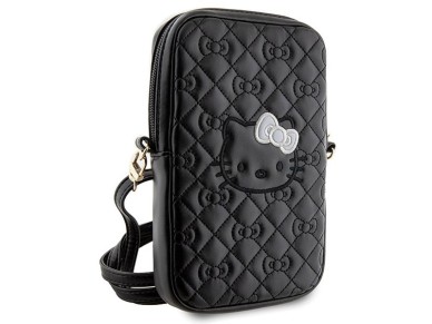 Hello Kitty Quilted Bows Strap bag - black Hello Kitty Quilted Bows Strap bag - black
