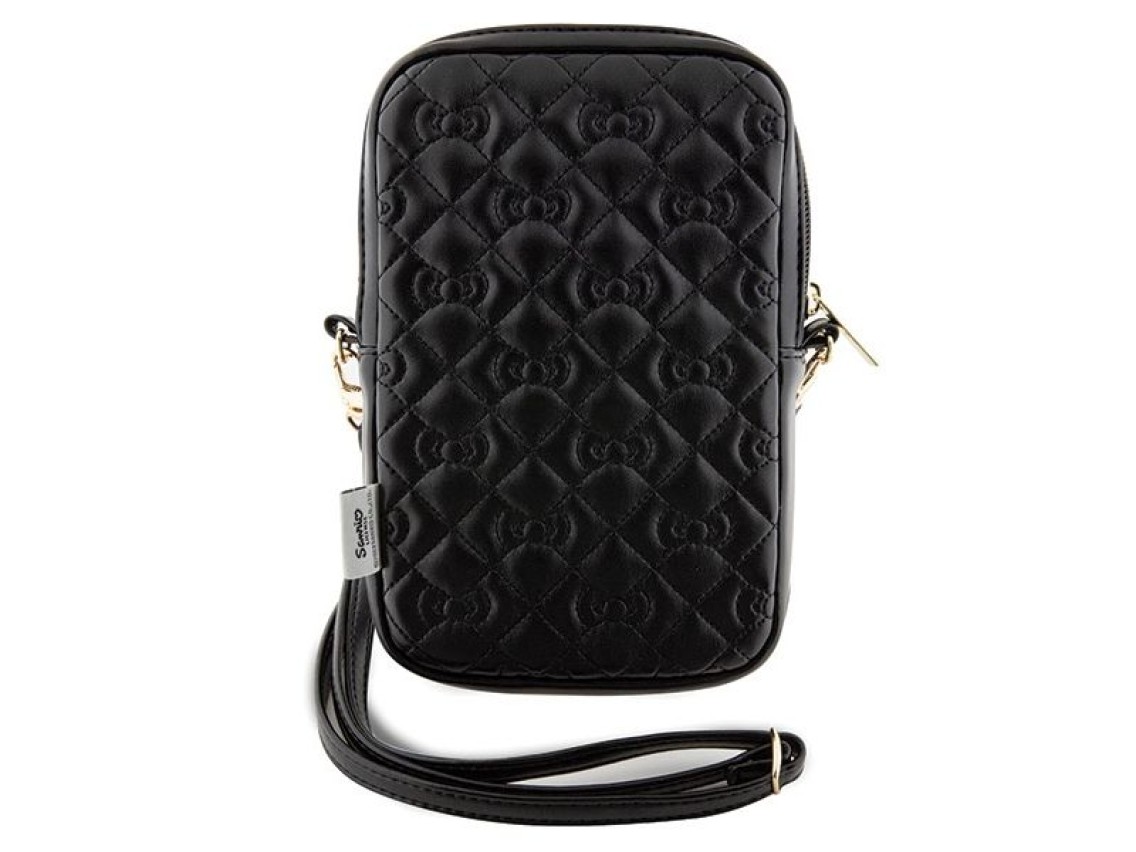 Hello Kitty Quilted Bows Strap bag - black