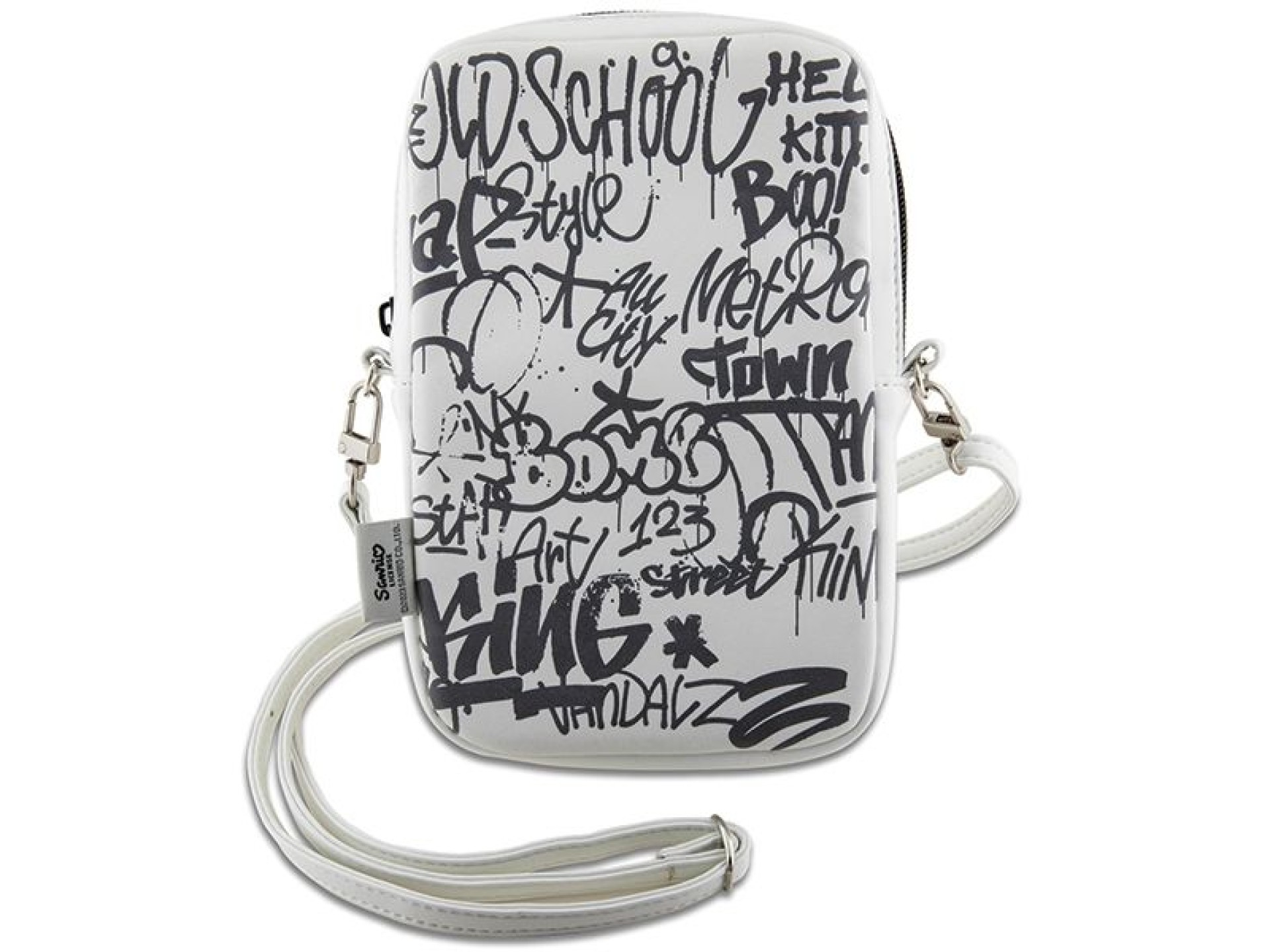 Bolsa Hello Kitty Graffiti Kitty Head - branca