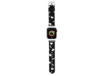 Correa con estampado de cabezas y lazos de Hello Kitty para Apple Watch de 38/40/41 mm - Negra