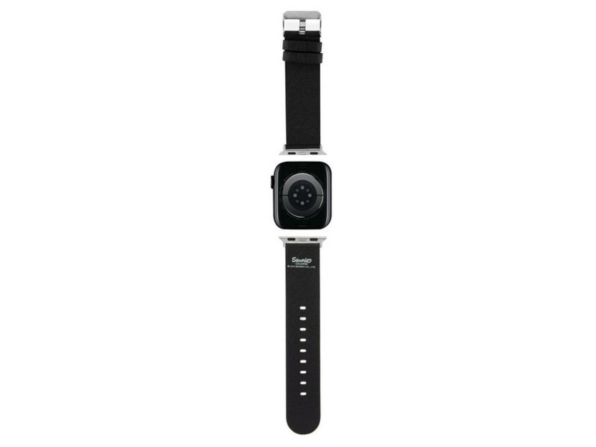 Correa con estampado de cabezas y lazos de Hello Kitty para Apple Watch de 38/40/41 mm - Negra
