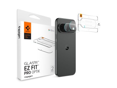 Protetor de tela de vidro temperado Spigen Optik Pro HD (pacote com 2) para Google Pixel 11