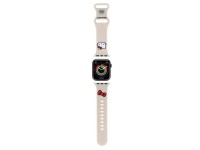 Correa de silicona con forma de cabeza de Hello Kitty para Apple Watch de 38/40/41 mm - beige Correa de silicona con forma de cabeza de Hello Kitty para Apple Watch de 38/40/41 mm - beige