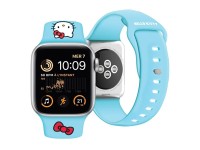 Hello Kitty Silicone Kitty Head strap for Apple Watch 38/40/41mm - blue