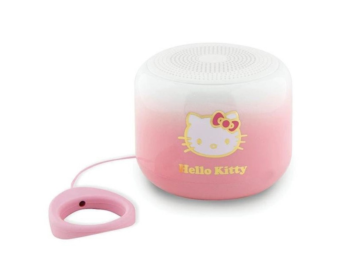 Hello Kitty Electroplate Gradient Bluetooth speaker - pink
