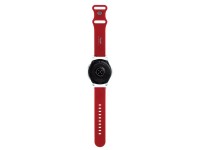 Faixa de cabeça universal Hello Kitty em silicone, 22 mm - vermelha Faixa de cabeça universal Hello Kitty em silicone, 22 mm - vermelha