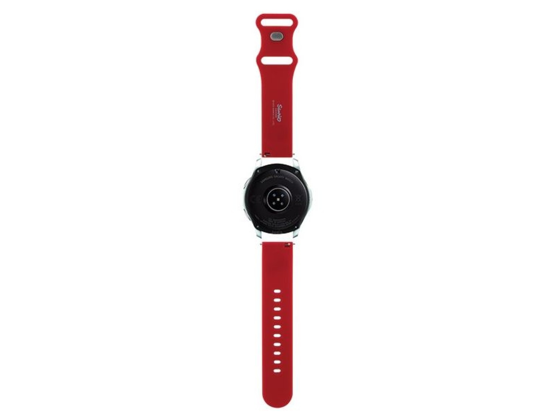 Faixa de cabeça universal Hello Kitty em silicone, 22 mm - vermelha