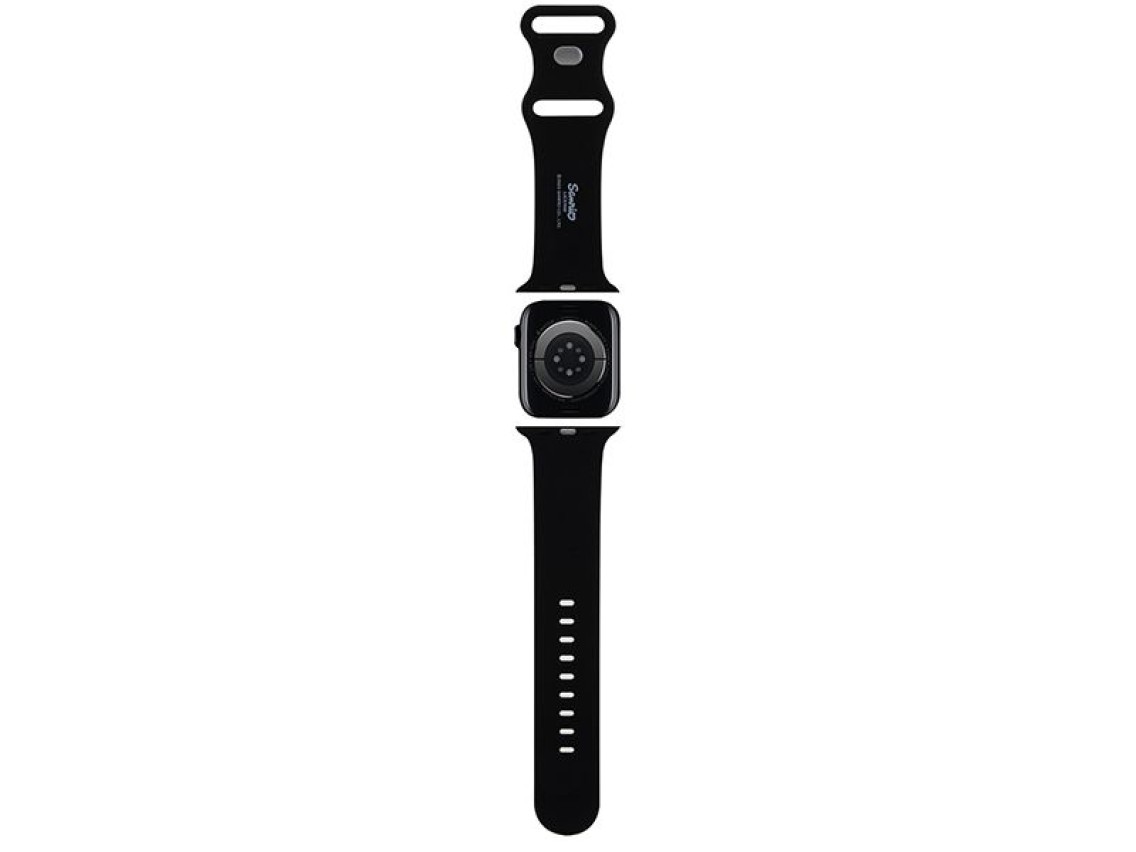 Hello Kitty Silicone Kitty Head Strap for Apple Watch 42/44/45/49mm - Black